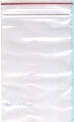 4x6 in. recloseable plastic bags - 100 pack