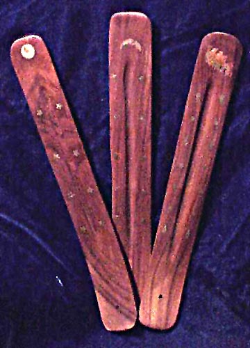 Wooden Ashcatcher with Brass Inlays